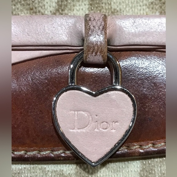 DIOR Trotter Heart PVC Leather Continental Wallet 😍❤️‍🔥🔥 - Picture 10 of 17